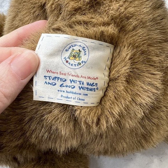 Build A Bear Workshop Bearemy Plush Brown Teddy Bear BABW Mascot Eyebrows 16"‎ - Picture 5 of 8